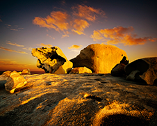 Remarkable Rocks bei Sonnenuntergang